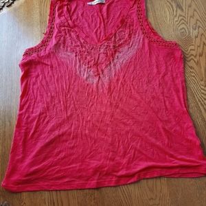 Maurices Plus 2 Bright Coral Summer Tank